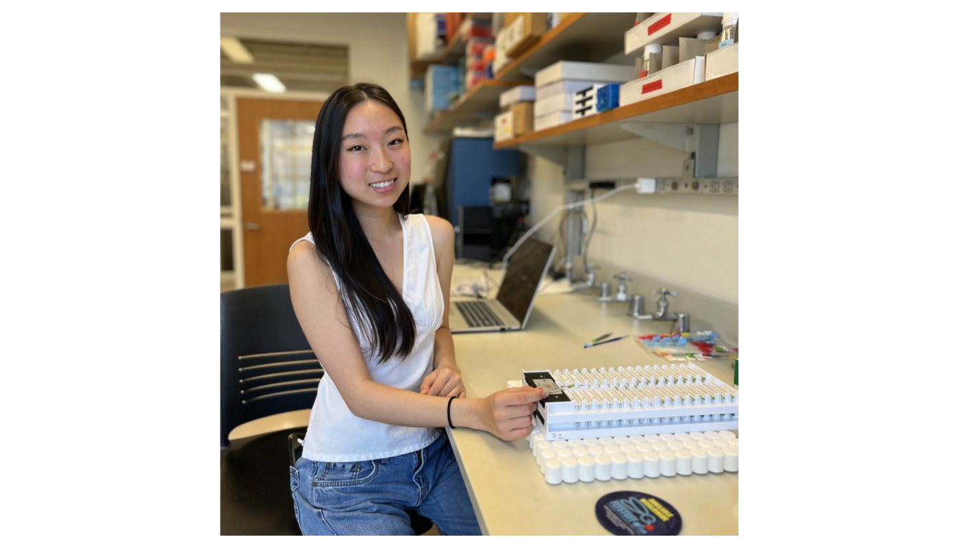 Hayle Kim in the Kayser Lab.