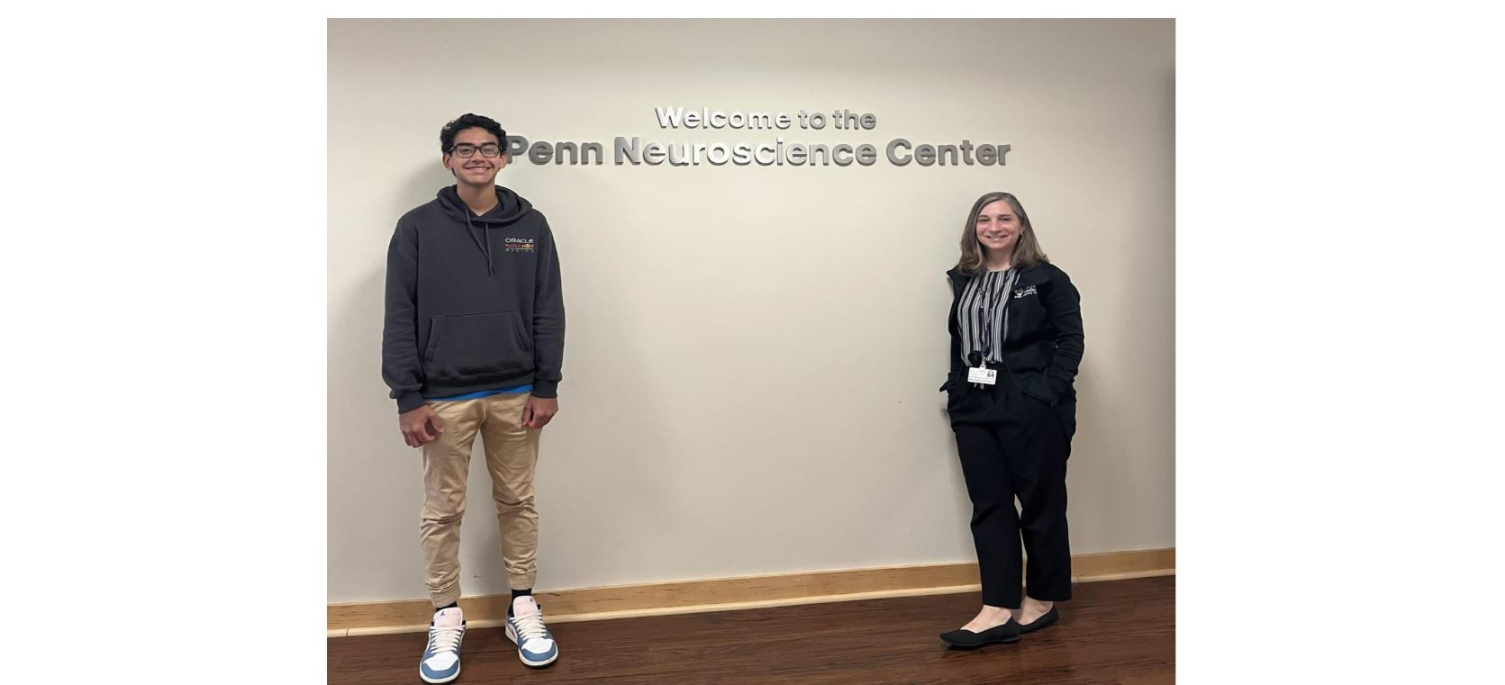 Carlos and his research mentor