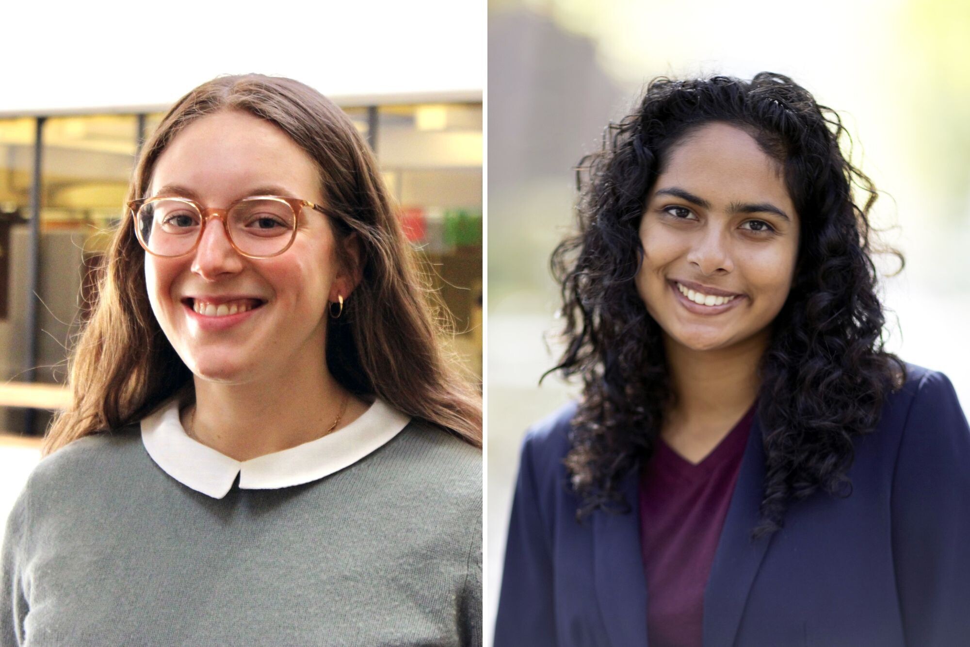 Adelaide Lyall (left) and Norah Rami (right), Marshall Scholars