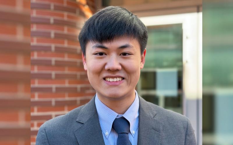 Penn fourth-year student Zijian (William) Niu in the College of Arts and Sciences has been awarded a 2024 Hertz Fellowship in applied science, engineering, and mathematics. (Image: Courtesy of William Niu)