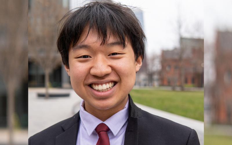 Third-year undergraduate Joey Wu has been named a 2024 Udall Scholar.